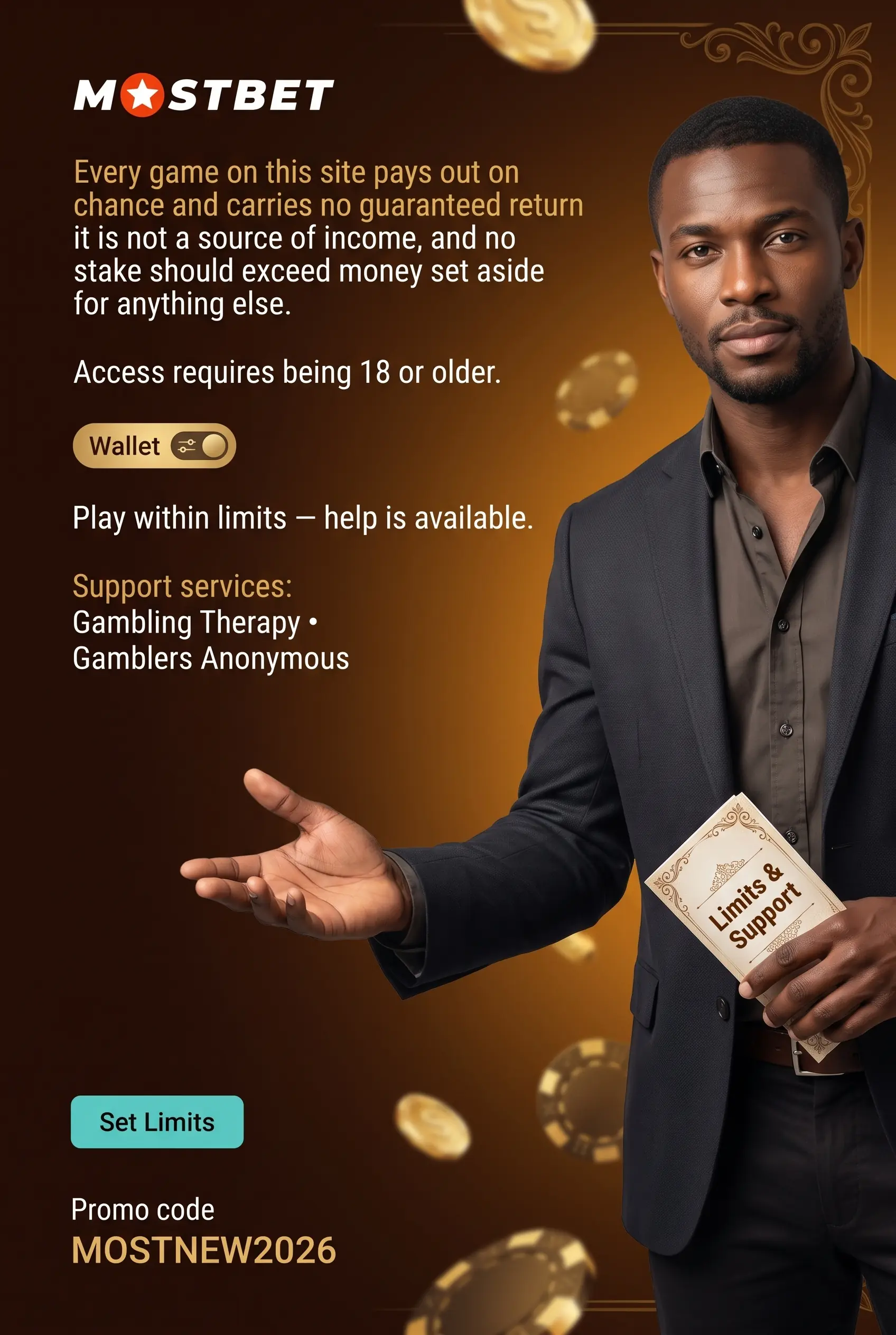 Responsible gambling tools and support